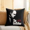 The GGodfather Movie Cushion Cover Silky Short Plush Invisible Zipper Dustproof Sofa Pillow Case For Home Decor