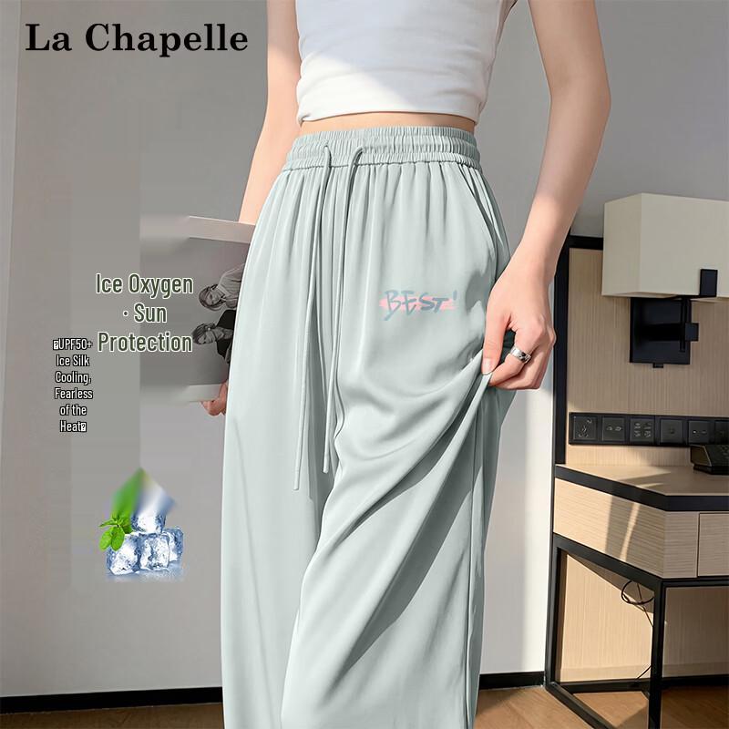 La Chapelle Women s Ice Silk Wide-Leg Pants S