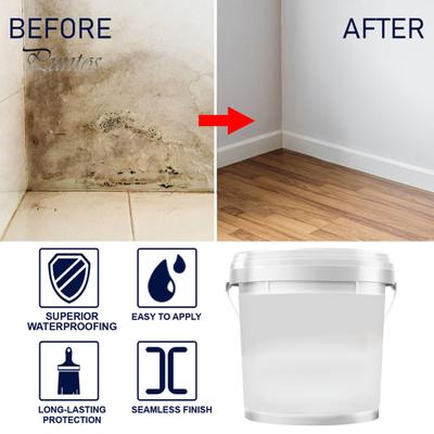 Recubrimiento impermeable de poliuretano de 300 ml, adhesivo reparador de techos y paredes, agente impermeable antifugas, sellador aislante impermeable líquido para interiores y exteriores