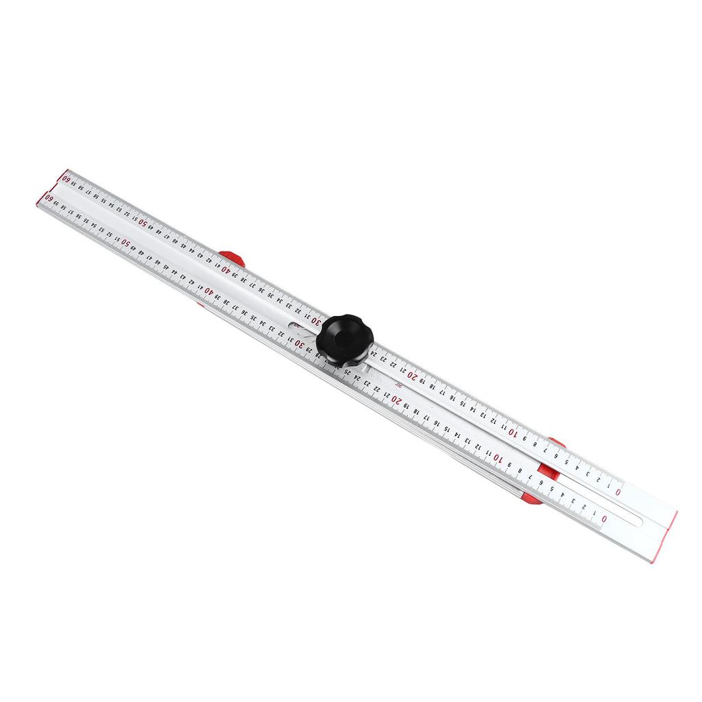 Adjustable T Square 600mm 2 In 1 Adjustable Angle Ruler T Type Marking Ruler for Woodworking