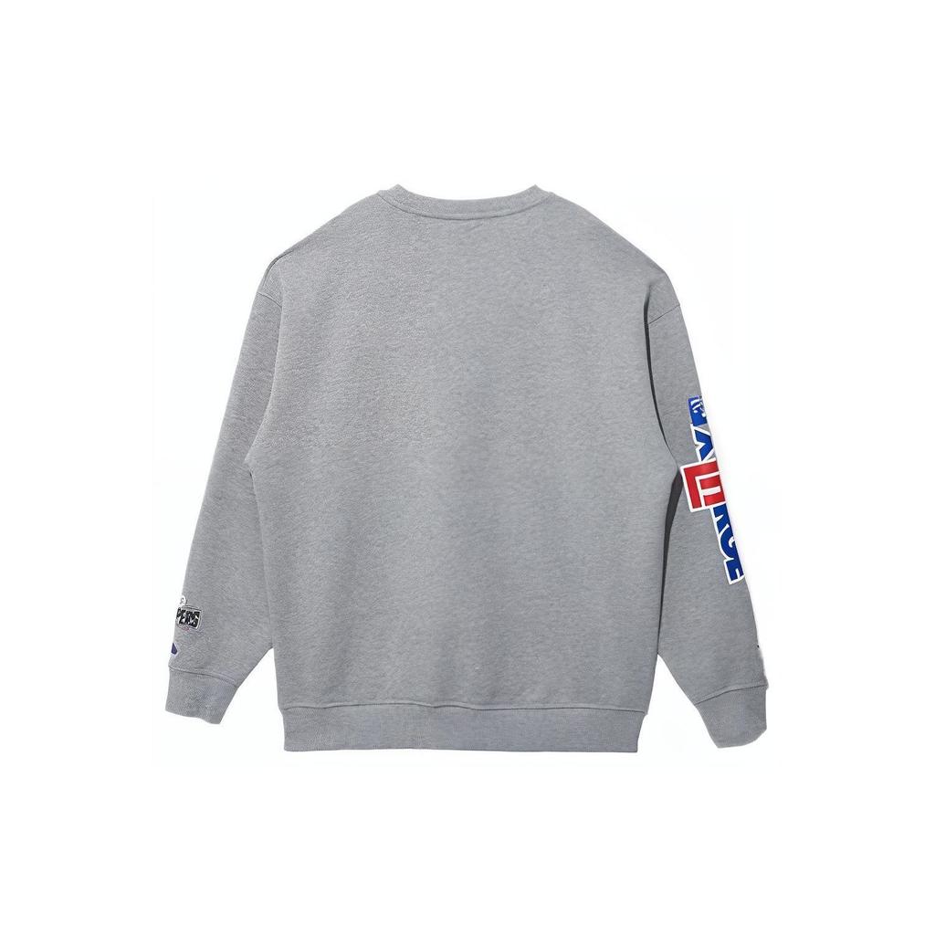 New Era SS22 Letter Print Long Sleeve Sweatshirt Unisex sweatshirt Gray 13134287
