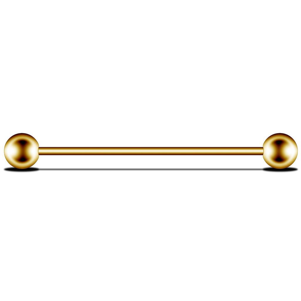 7-Color Long Bar Ear Cartilage Studs - Trendy Piercing Jewelry
