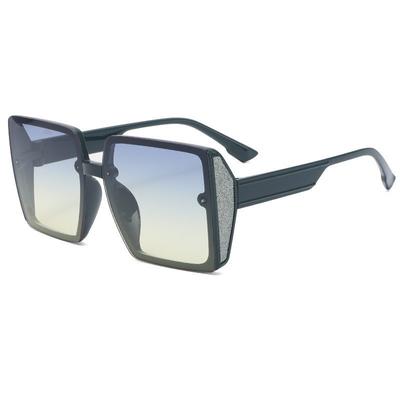 New Vintage Big Square Sunglasses Women Men Rectangle Sun Glasses Female Oval Eyewear Oculos De Sol for Male Female Eyeglasses