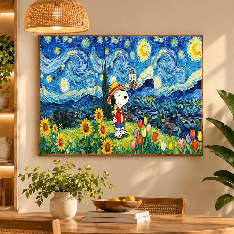 5D Diamond Painting Snoopy Peanuts DIY Full Drill Diamond Art Kit Home Decoration
