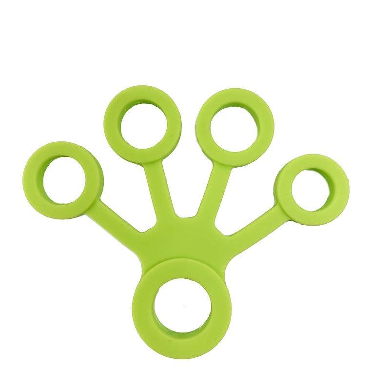 New Fan-shaped Silicone Pull Device Five-finger Pull Belt, Sports Decompression Finger Pull Ring Anti-mouse Hand High Elasticity
