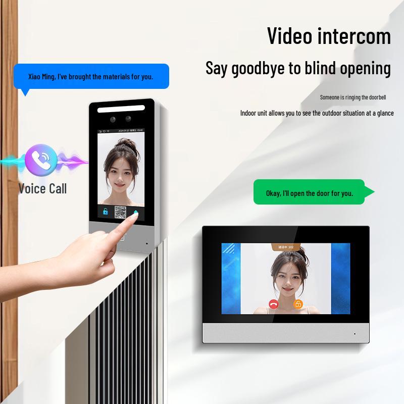 Smart Visual Intercom with Face Recognition & Mobile Access for Villas & Communities