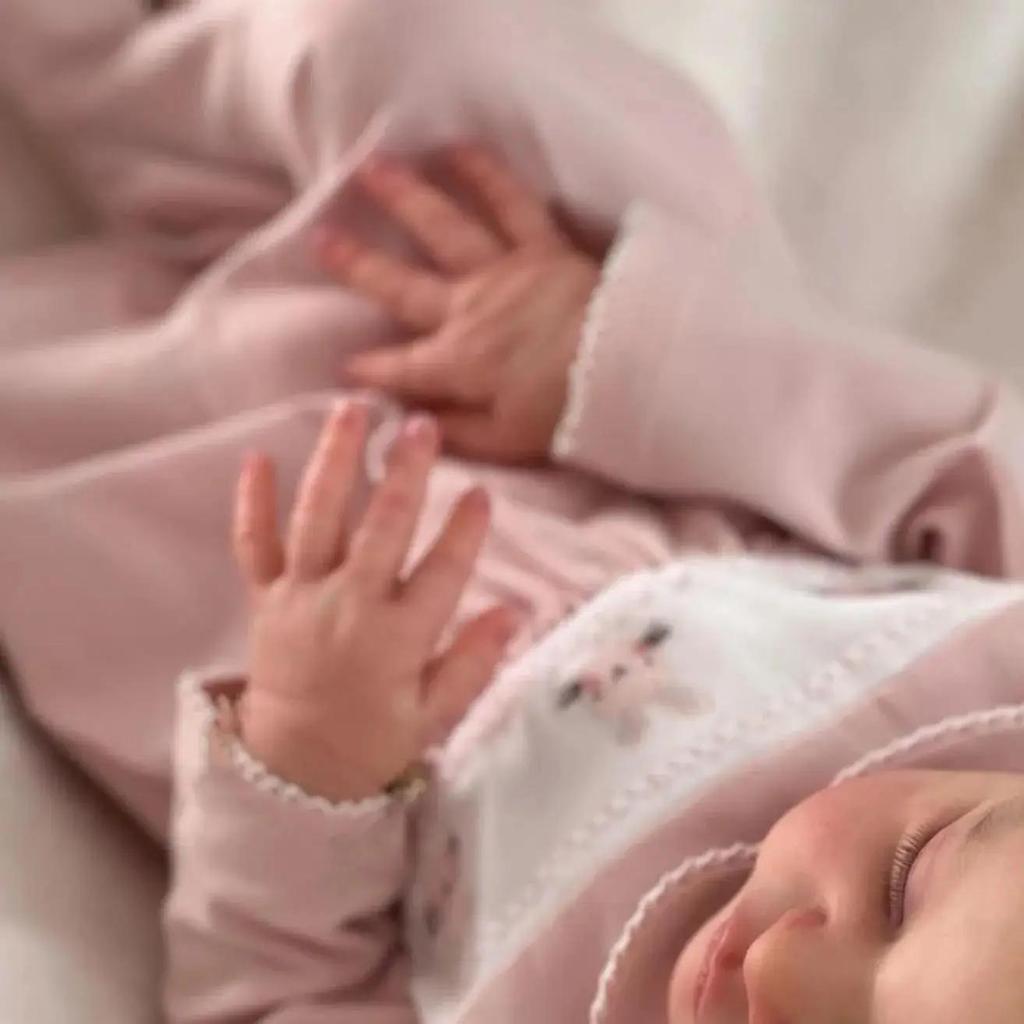 BZDOLL 50cm Soft Vinyl Asleep Reborn Baby Doll Toy 20inch Newborn Bebe with 3D-paint Skin and Visible Veins Like Real Kid Birthday Gift for Girls