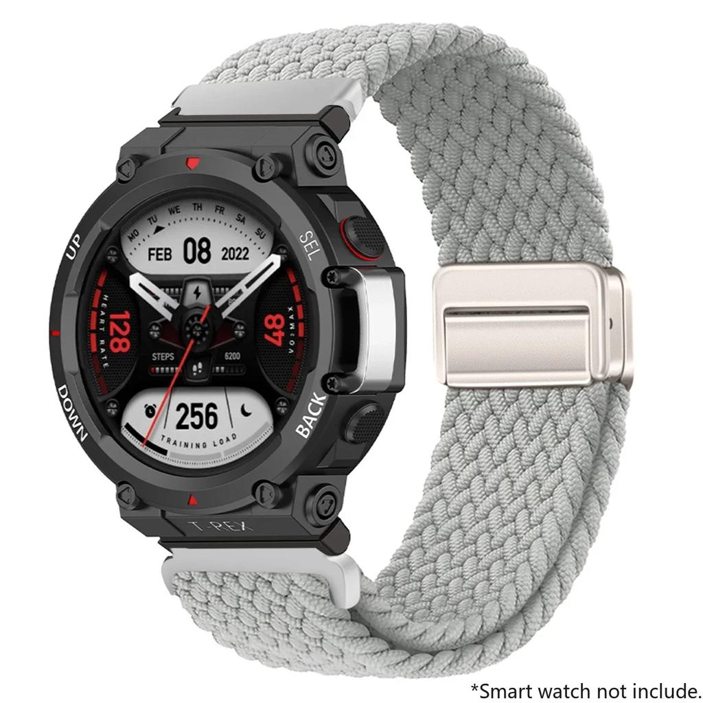 New Braided Loop Strap For Huami Amazfit T-Rex 2 3 Band Smart Watch Nylon Elastic Belts For Huami Amazfit T-Rex T RexPro Correa