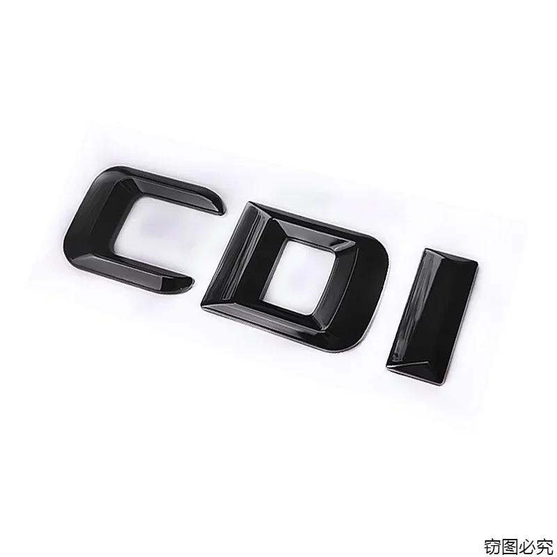 ABS Car Tail Letters Emblem Sticker Car  Side Badge For  Benz CGI CDI Logo W111 W210 W213 W203 W205 CLK CLA GLA Car Sticker Mm1