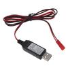 3.7V USB Charging Cable JST 2.54mm 2Pin Plug to USB Connector Lithium Battery Charger for RC Aircraft Helicopter Toys