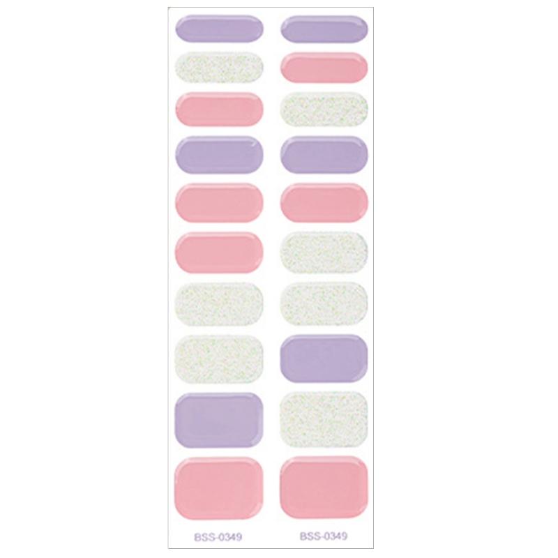 Nail Wraps Easy to Use Nail Wraps Requires LED Lamp with Included Nail File and Stick Suitable for Various Occasions