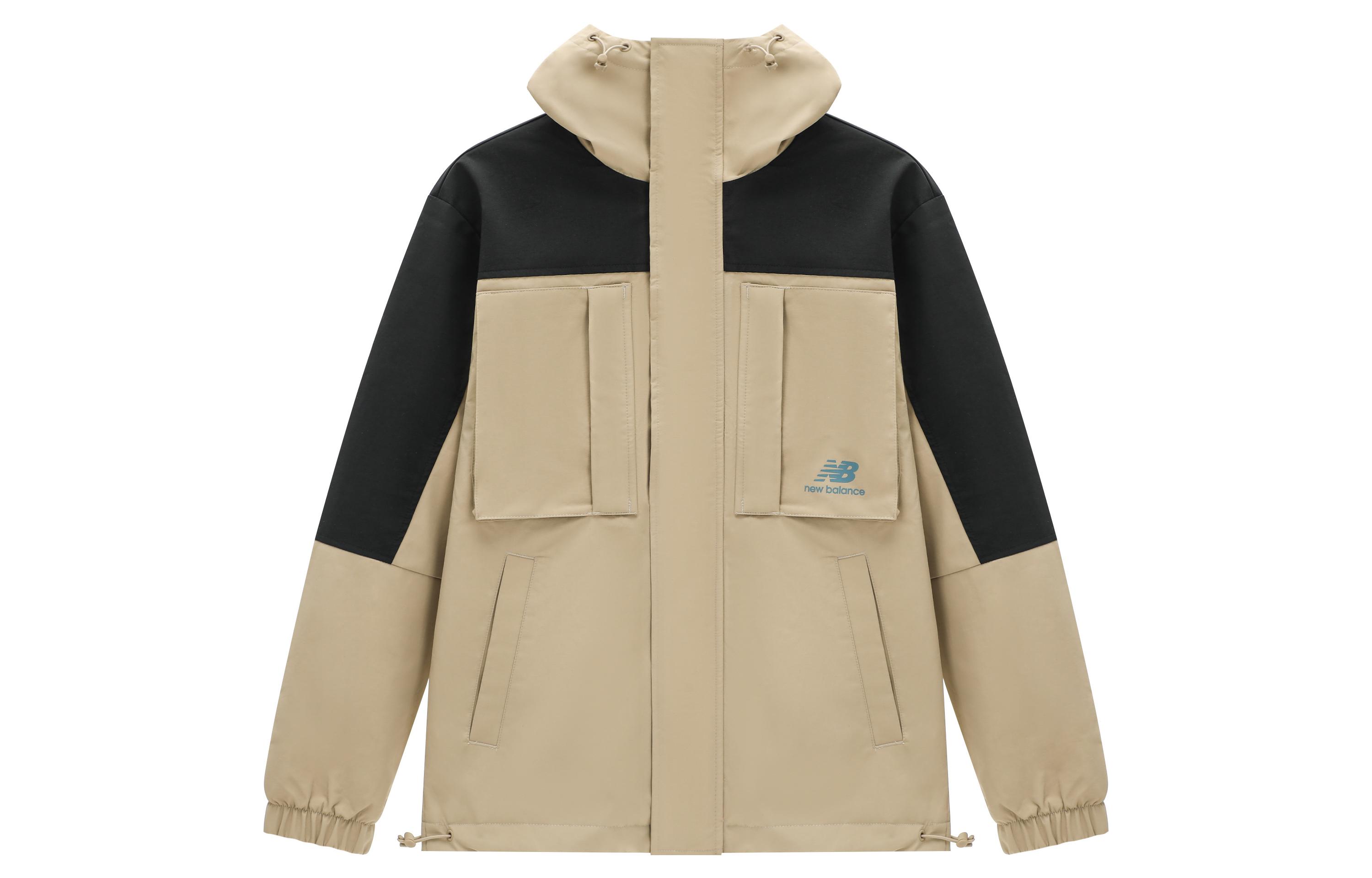New Balance Jackets Men s Khaki Hooded Moderate AMJ31304-BNN M