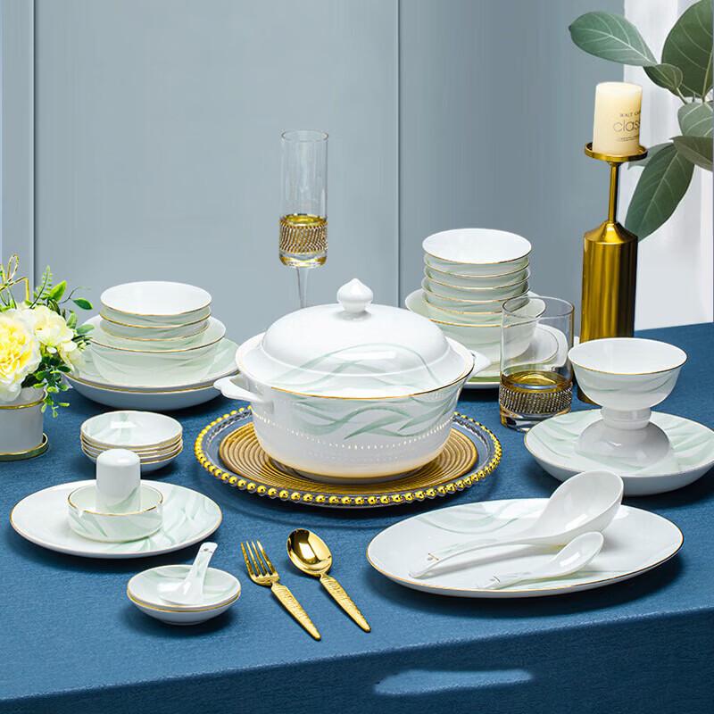 Jingdezhen Luxury Bone China Dinnerware Set