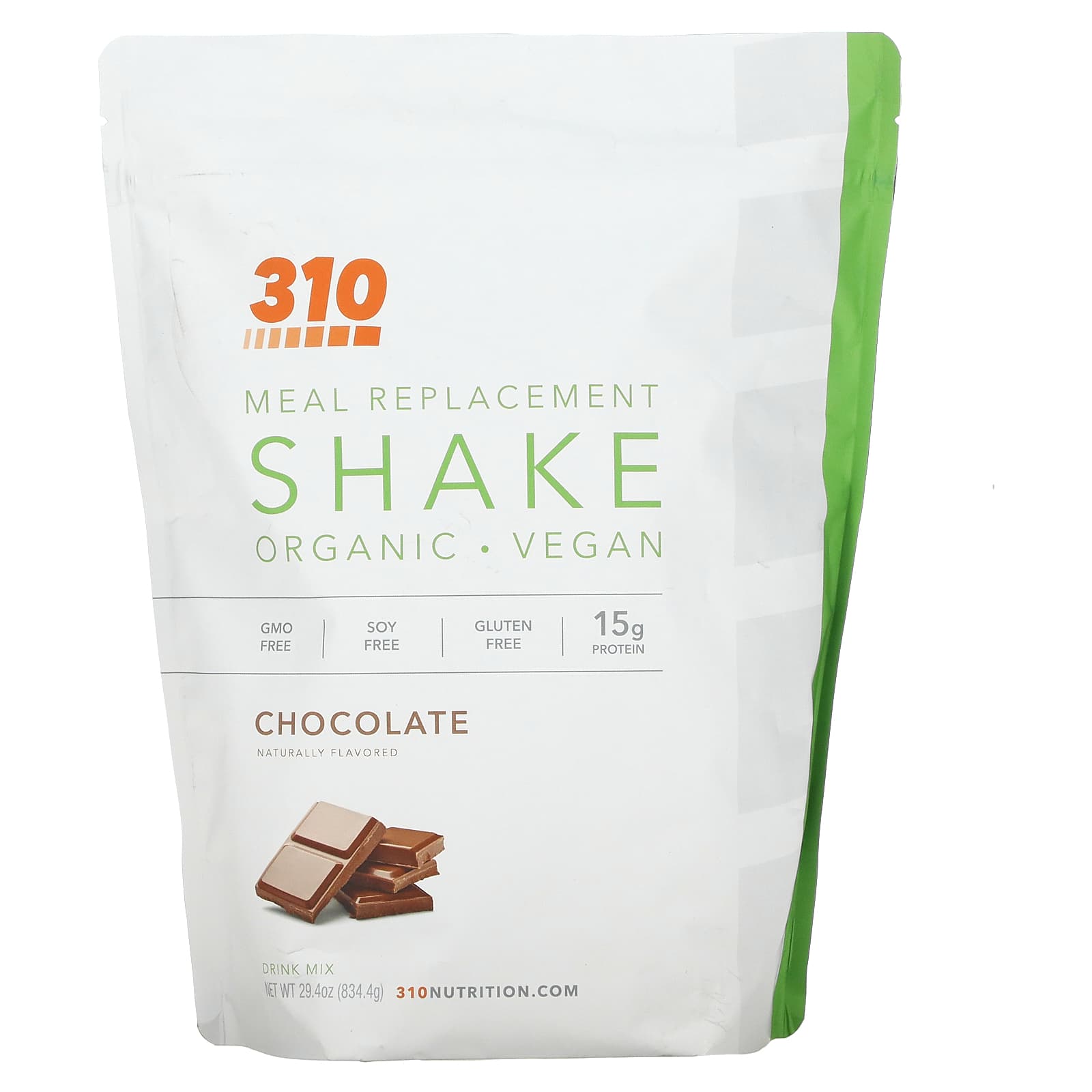 

310 Nutrition, Meal Replacement Shake, Chocolate Flavor, 834.4G(29.4Oz)