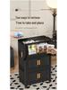 Foldable Plastic Storage Box with Wheels - Multi-layer Organizer Cabinet for Bedroom and Bedside