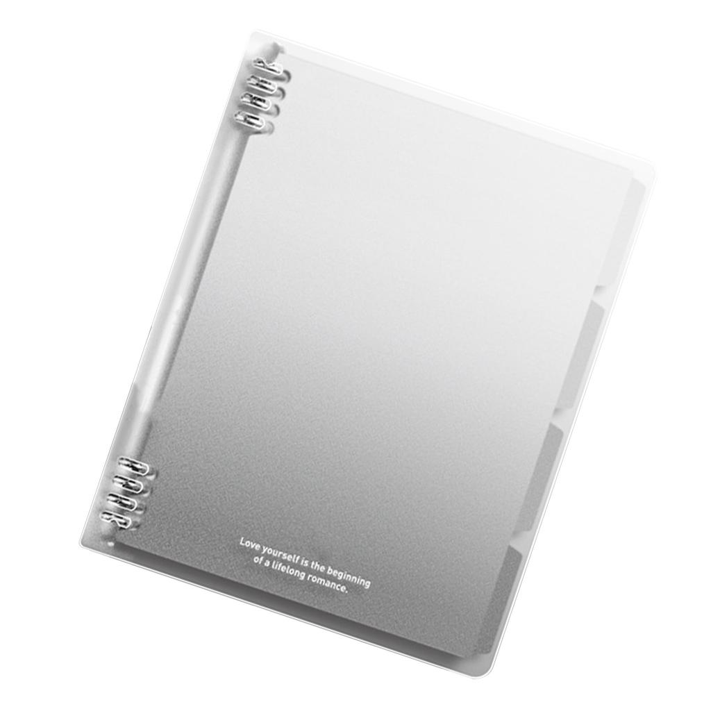 Spiral Notebook 120 Pages Ruled Paper 0.35in Spacing Detachable Ink Proof Thick College Ruled Notebook for Family Office