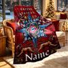 Custom Name Personalized FC Bayern Munich Print Blanket, Home Decor, Bedroom, Sofa, Camping, Couch, Gifts for Birthday Christmas