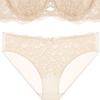 New popular French tube top strapless underwear women's suit thin big breasts show small lace gathering sexy bra cover