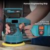 6 Inch 8 Gears Handheld Sanding Rust Removal Machine Portable Electric Car Polisher Auto Polishing Wax Tool