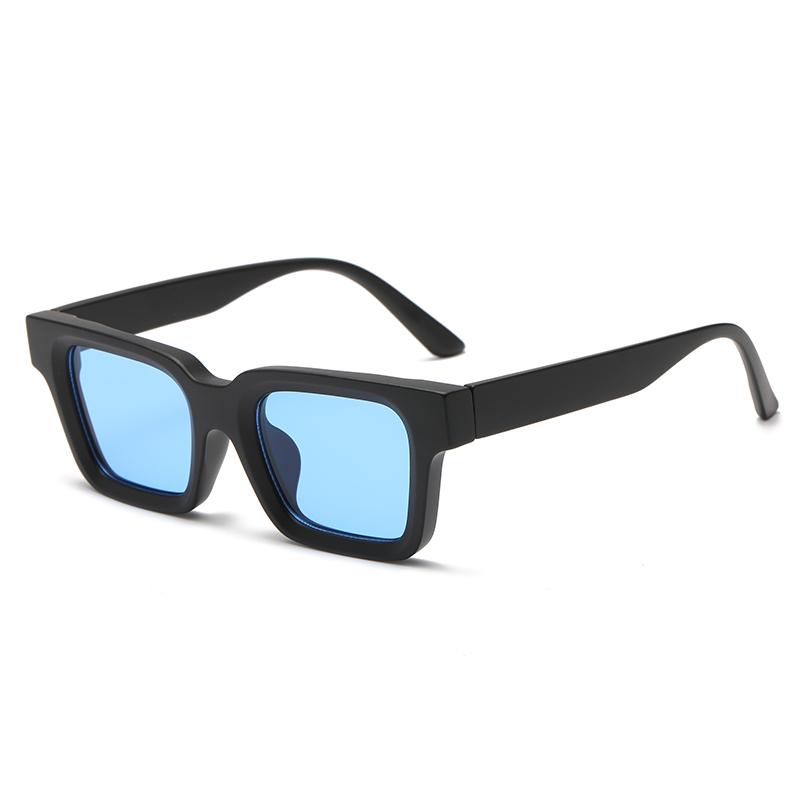 New Fashionable Square Frame Sunglasses Minimalist Design Sunvisor Goggles High Definition Lenses Sun Protection Glasses