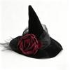 New Wizard Hat Halloween Party Spider Top Hat Flower Feather Stage Small Hat Hair Accessories Collection