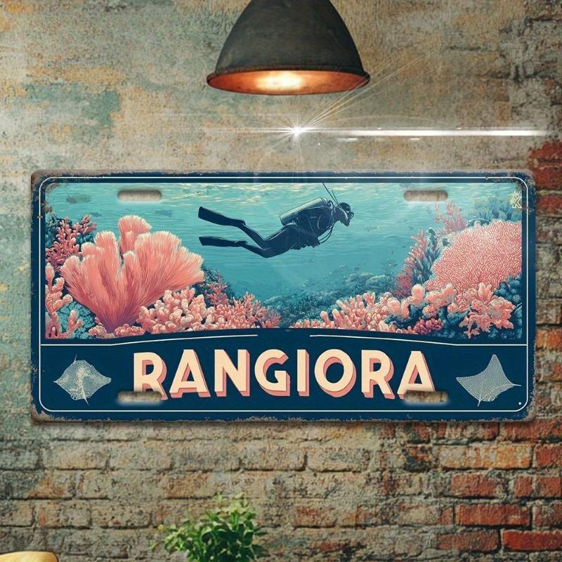 Arkansas USA Metal Wall Sign, Vintage State Decor 15x30cm