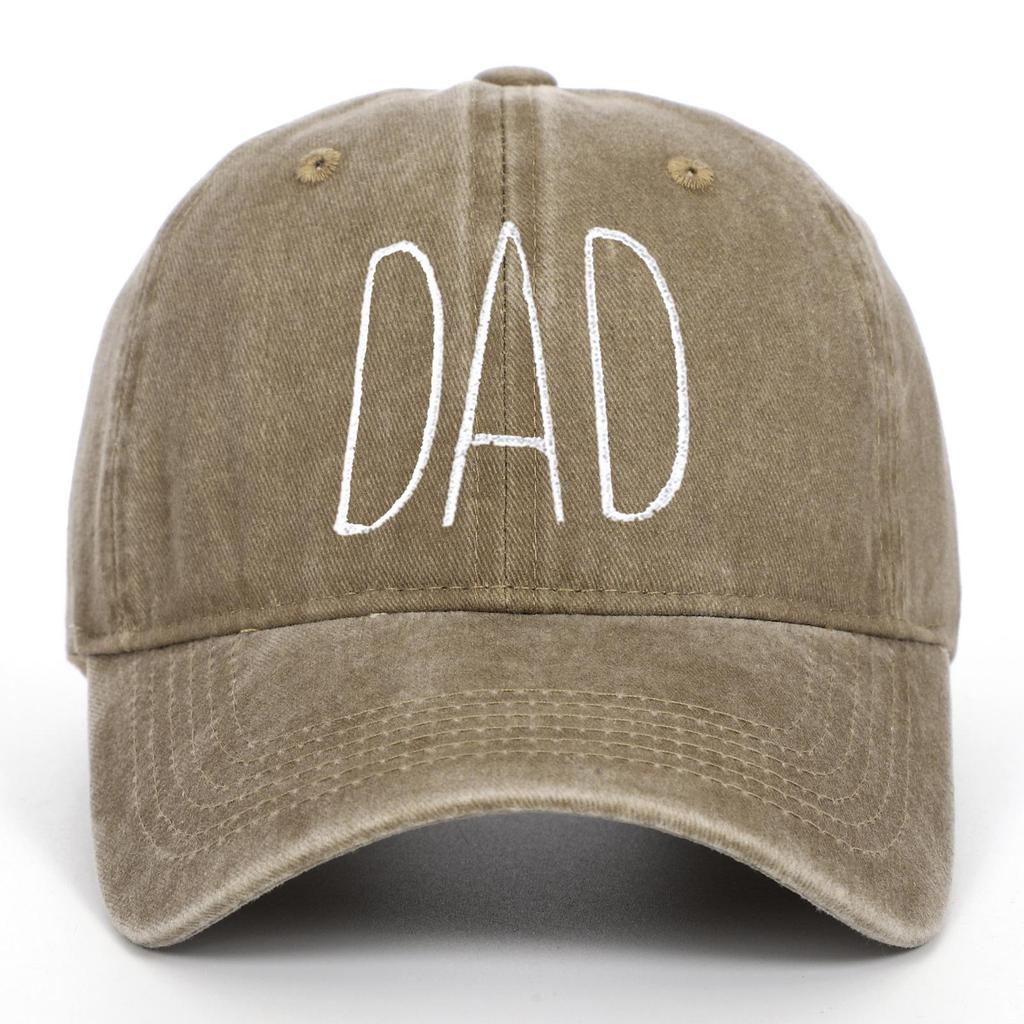Vintage Embroidered Cotton Baseball Cap - Distressed Style for Couples