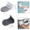 Foldable Shower Foot Rest Accessories Easy Installation Support Wall Mounted Stool