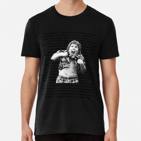 Chunk S Confession Sticker T-Shirt XXL