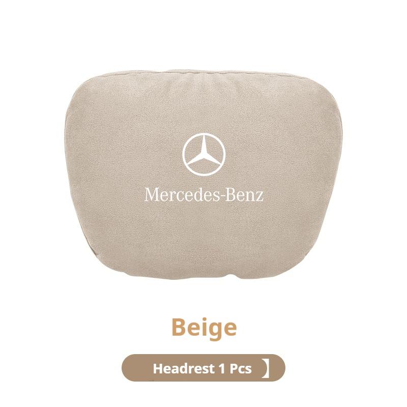 Mercedes Benz A B C E S V R Класс GLB GLC GLE Sprinter Pilot SLK SLC AMG W204 ML Автомобильный Подголовник Поддержка Шеи Сиденье Мягкая Подушка для Шеи бежевый