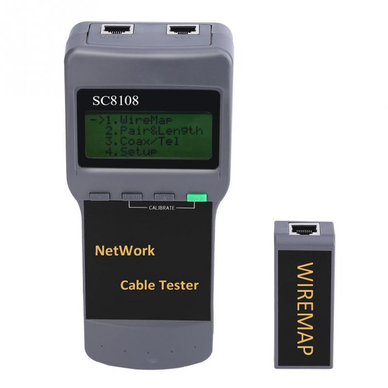 Buy CAT5 RJ45 Network Cable Tester SC8108 Breakpoint Finder Length Test