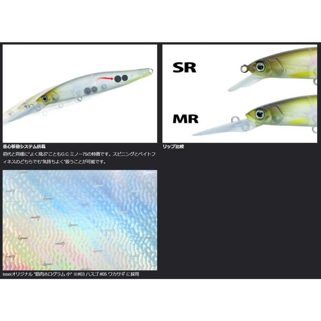 Issei Minnow Hasugo G.C. 75MR-SP #03