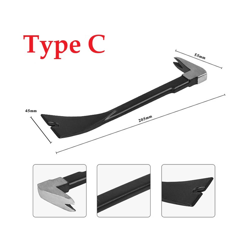 For Home Projects For Renovation Tasks Nail Remover Metal Pry Bar As Show Minimal Damage To Surfaces Precision-honed Claws