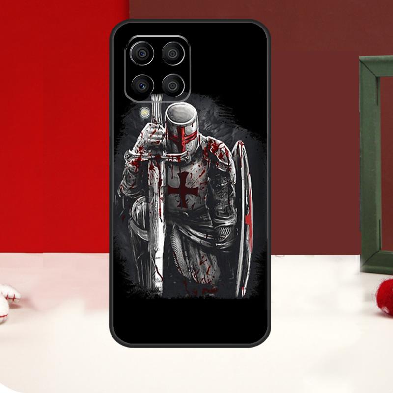 Christian Templar Knights Case For Samsung Galaxy M52 M32 M22 M12 M14 M54 M13 M23 M33 M53 M11 M21 M31 M51 M30s Coque