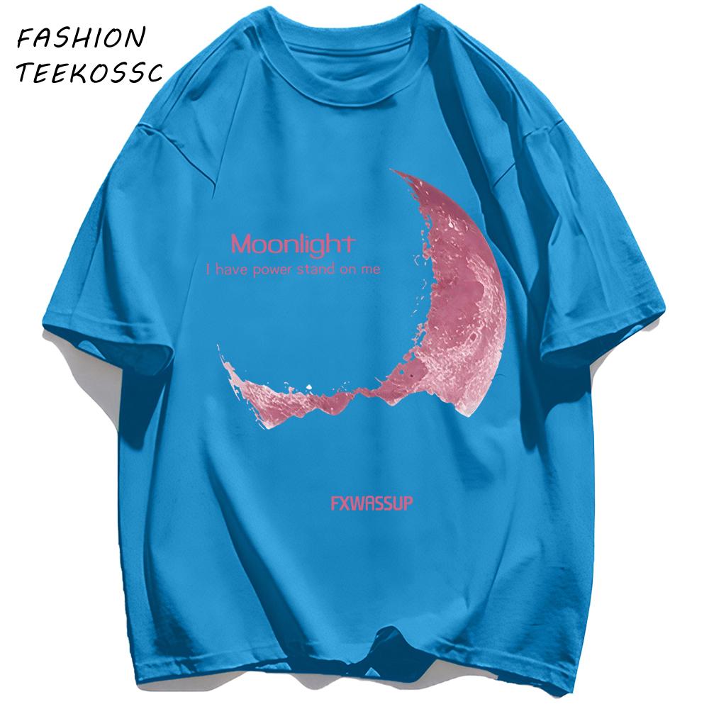 Moonlight I Have Powe Stand On Me Man TShirts Cotton Basics T Shirt Hip Hop Summer Unisex Clothing Loose AllMatch Streetwear