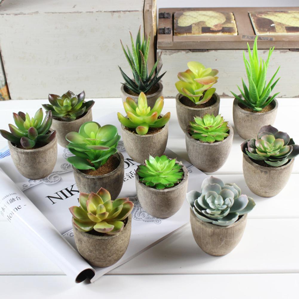 Simulate Potted Plant Cute Microlandschaft Home Office Hotel Decoration