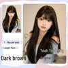 Women's Long Straight Lolita Wig - Natural, Realistic, Full Head Coverage