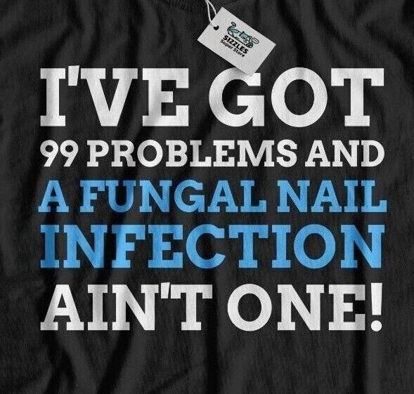Unisex Funny Fungal Nail Infection T-Shirt Onychomycosis Nail Removal Surgery S