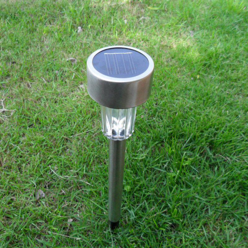 Solar Light Outdoor Garden Yard Led Light Landscape Path Lights Steel Stainless