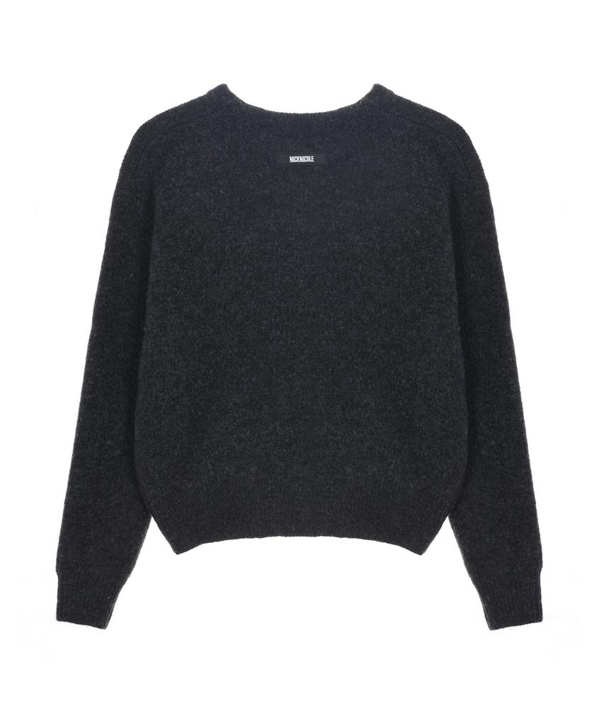 Nick&Nicole Bokashi Sweater Cardigan_Charcoal