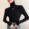 Women's Slim-fit Cashmere High-neck Sweater, Pullover Knitwear, New Autumn/Winter Style, Tight-fitting Base Layer.