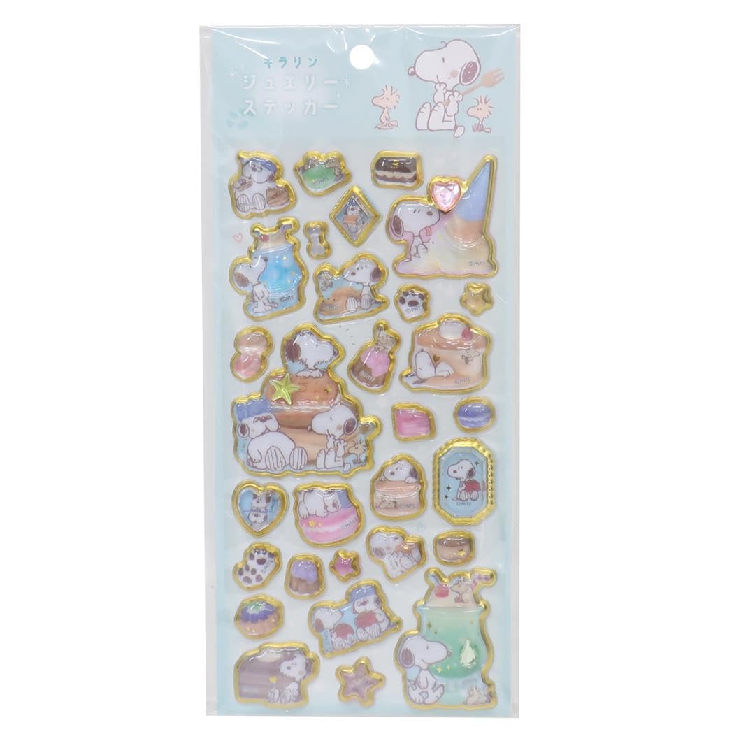 Снупи Кирарин Наклейка-Украшение Peanuts [Лист с наклейками]