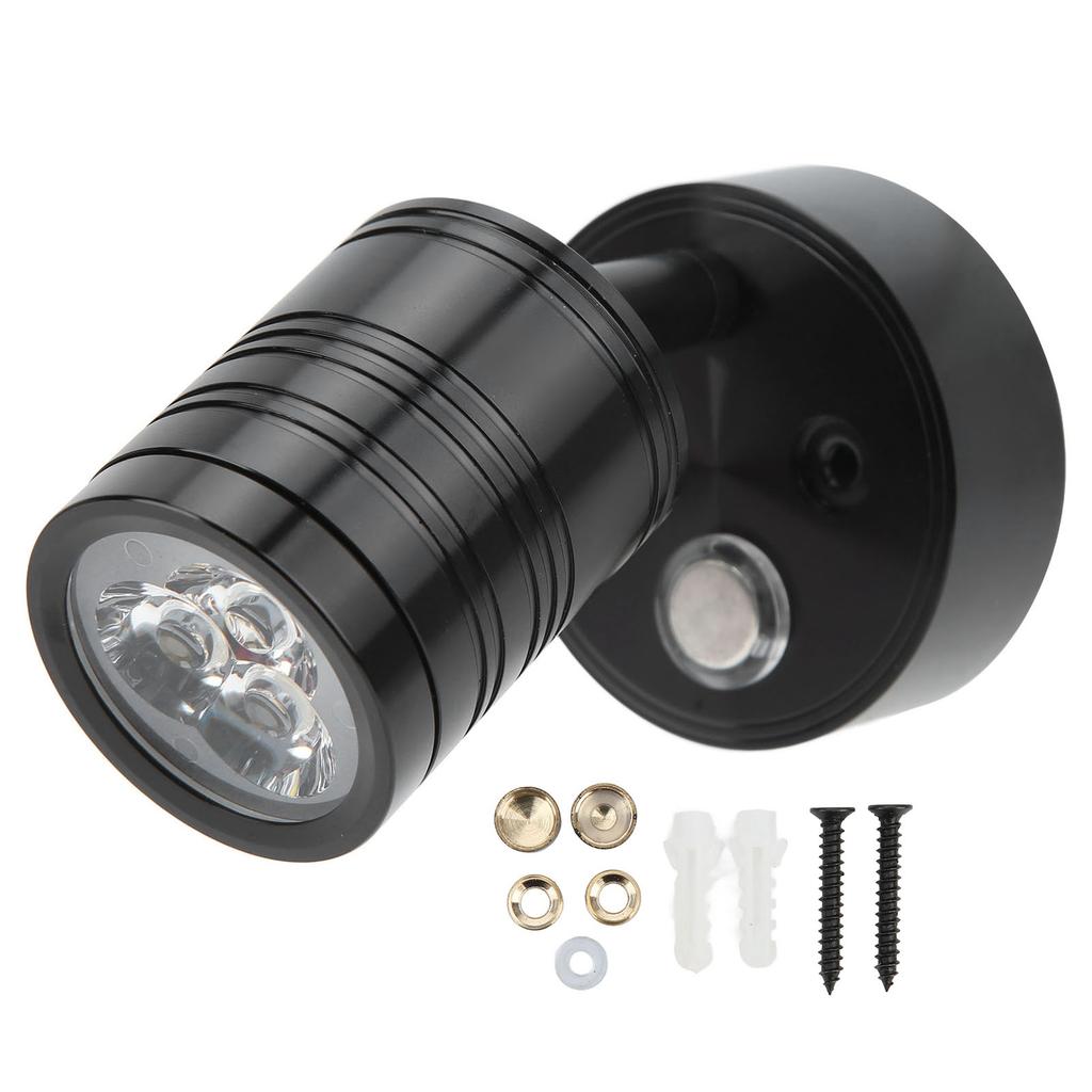 LED RV Reading Lamp Warm White Light Touch Dimmer 12?30V 3W for Bedroom Cabin Truck Trailer Boat