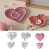 Artistic Heart Tray Silicone Mold Flexible Design For Epoxy Resin Concrete Cement Craft Creations