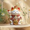 1Pc Lucky Cat - Acrylic Desktop Ornament, Four Seasons Decoration, Novelty Home Decor, Perfect Durable for Bedroom