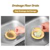 Kitchen Sink Drain Strainer Stretchable Floor Drain Hole Strainer Bathroom Wash Basin Hair Catcher Filter Collector Drain Fittin
