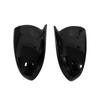 For Mercedes Benz Smart Fortwo W451 2008-2014 2x Car Sticker Rearview Side Mirror Cover Wing Cap Exterior Case Trim Decoration