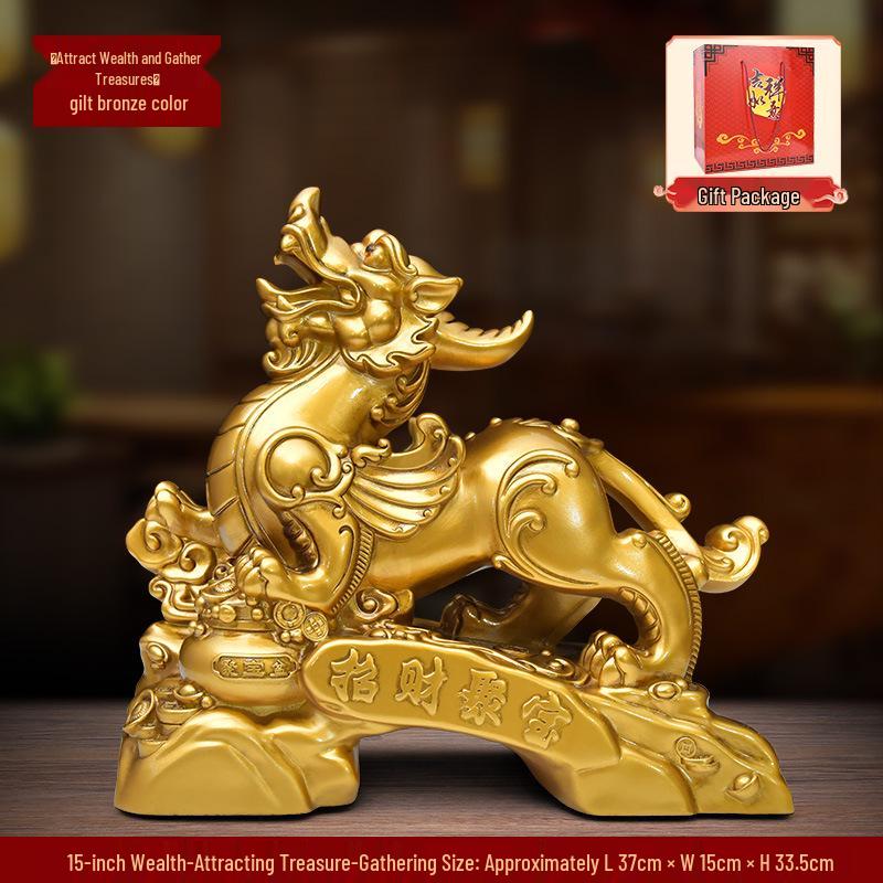 Prosperous Wealth Pixiu Ornaments: Fortune-Building Gifts for Shop Openings & Housewarmings
