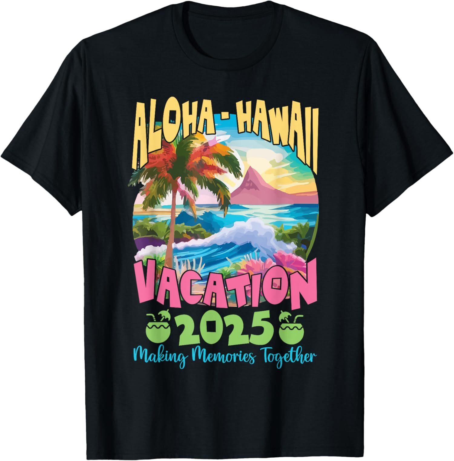 Family Vacation 2026 Aloha Hawaii Hawaiian Matching Unisex T-shirt XXXXL