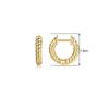 2024 New Smooth Metal Chunky Hoop Earrings for Women Fashion Gold Color Round Circle Hoops Girls Statement Earrings Punk Jewelry